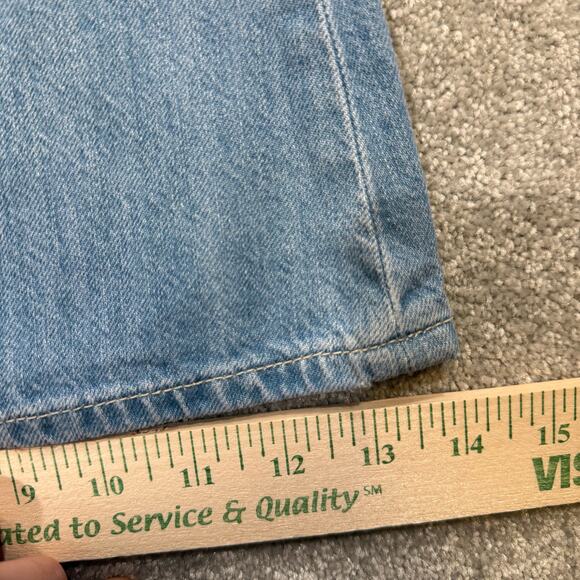 We the Free People NWT Avalon Drapey Flare Jeans Sz 28 Short Oversized Baggy - Picture 13 of 15